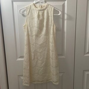 white lace dress